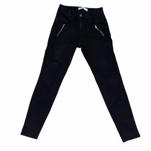 Zara Denim Black Skinny Jeans